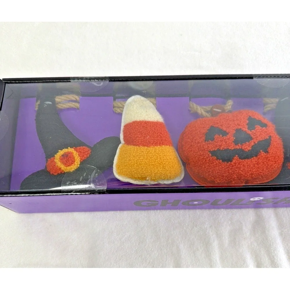 Ghoulish 6ft‎ Halloween Witch Hat Candy Corn Pumpkin Garland